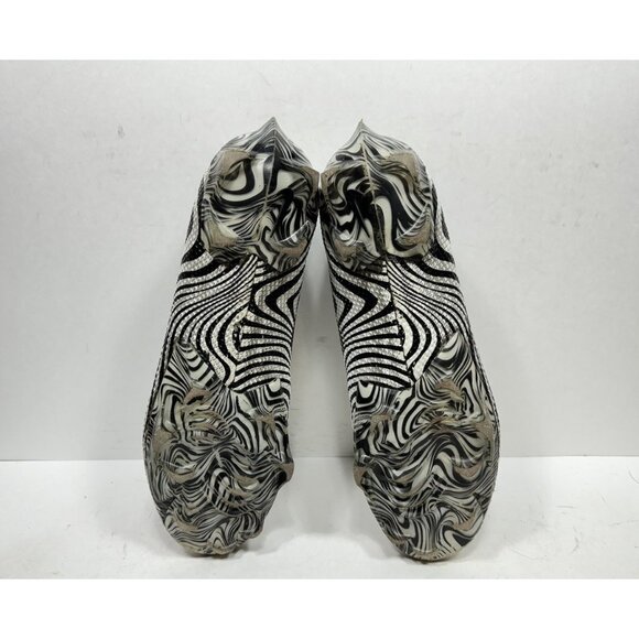 Nike Vapor Edge Pro 360 Football Cleats Zebra Men's AO8277-10 Sz 8.5 Black White - Picture 6 of 10